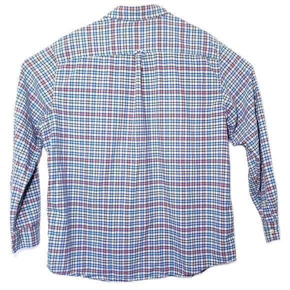 Chaps Casual Button Down Shirt Mens XL Cotton Mini Checks - Picture 3 of 3